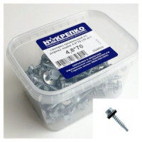 Саморез кровельный по дереву оцинкованный 4,8*70 (40 шт EC) (цена за уп) НАКРЕПКО 204604