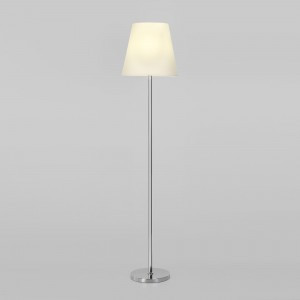 EUROSVET Торшер 1x60W E27 350x320x1600 мет.хром/ткань бежев. Amaretto 01166/1 хром