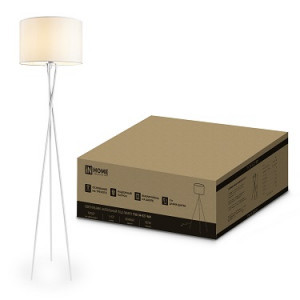 ASD/InHome св-к напольный торшер ТНО 04-E27-NW 60W E27 беж/белый 375x375x1600