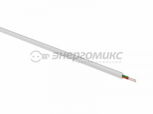 Кабель телефонный 2 жилы, медь, 100 м., белый, (ШТЛП-2)  REXANT, 01-5001