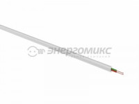 Кабель телефонный 2 жилы, медь, 100 м., белый, (ШТЛП-2)  REXANT, 01-5001