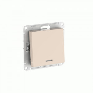 Systeme Electric ATLASDESIGN мех. выкл. СУ 1 кл. (инд.), 10А (автоклеммы)БЕЖЕВЫЙ ATN000213S (20!)