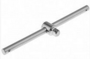 Вороток ЗУБР "МАСТЕР" T-образ. д/торц.голов. (1/2"), Cr-V, хром.покр.,250мм zu27738-1/2