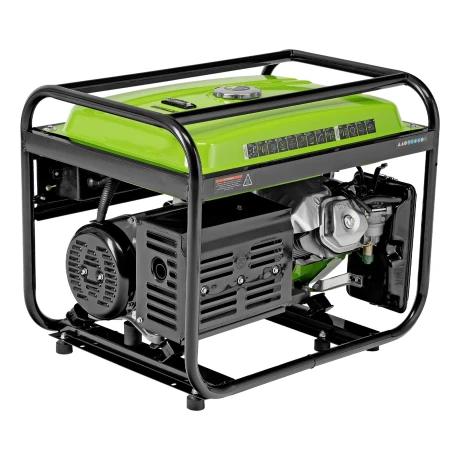 Генератор бензиновый БС-8000, 6,6 кВт, 230В, четырехтактный, 25 л, ручной стартер Сибртех