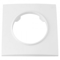 Bylectrica РЕТРО ПРОВАНС квадрат Рамка 1 мест., белый, (ЮЛИГ.735212.493)