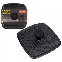 Пресс д/гриля чугунный PRESSA, 21*21 см, бакелит.ручка 985058 Mallony
