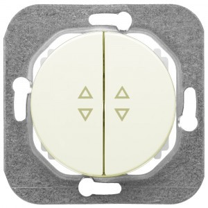 Bylectrica РЕТРО ПРОВАНС мех. выкл. 2 кл. проходной, СУ (С(6+6) 10-3363 беж.)