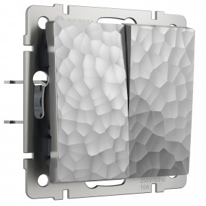 Werkel Hammer мех. выкл. СУ 2 кл. 10А проходной (серебряный) W1222006 a052084