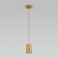 Eurosvet св-к подвесной LED 722lm 70х70х1450 металл золото Bonaldo 50247/1 LED a061443