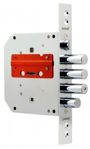 Рязань ЗВ 9-6 ПК.З/15 ЗЩ ЗД б/о б/упак правый "BORDER" 77411  Замок врезной тяж (6)