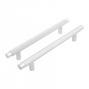 Ручка-рейлинг мебельная 128 AP2308-128 W мат.бел. хром 2шт (цена за пару (15, 150) StahlBuro