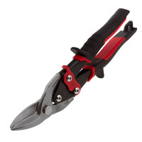 Ножницы по металлу &quot;Piranha&quot;, 250 мм, прямой и левый рез, сталь СrMo, двухкомпонентные рукоятки Gross