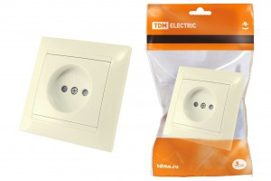 TDM Лама роз. СУ 1 мест. 10А сл. кость (шторки) (10!) SQ1815-0110