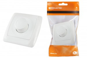 TDM Онега диммер СУ 1 кл. бел. 220В (600Вт) (10!) SQ1805-0009