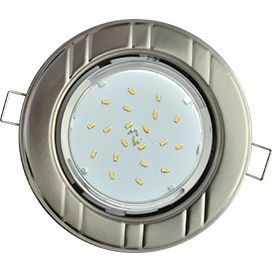 Ecola GX53 H4 св-к "6 полос" Сатин-Хром 43x115 FS51H4ECB (10!)