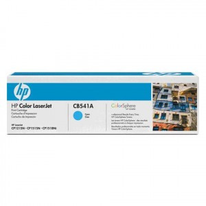 Картридж лазерный HP (CB541A) ColorLaserJet CP1215/CP1515N/CM1312 голубой, ориг, ресурс 1400 стр.