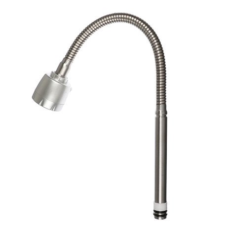 Излив смесителя для кухни, гибкий, 50см, нерж. сталь, EPDM, без гайки