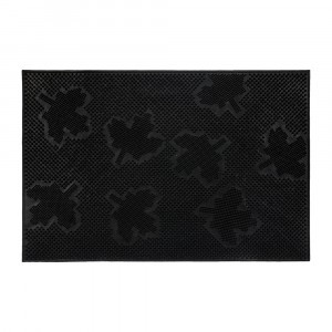 Коврик придверный 40*60 см, черный,  "Клен"  VORTEX