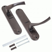 Эльбор  4.630  д/замка 1,05,29, 1.06.32 сув.,антик медь, 42мм Комплект ручек