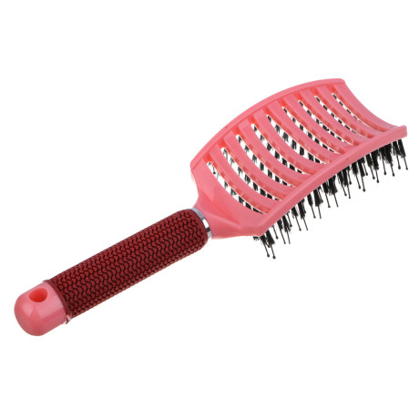 ЮНИLOOK Расческа массажная, ABS+щетина 24x7см, 4 цвета