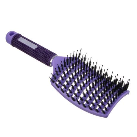 ЮНИLOOK Расческа массажная, ABS+щетина 24x7см, 4 цвета