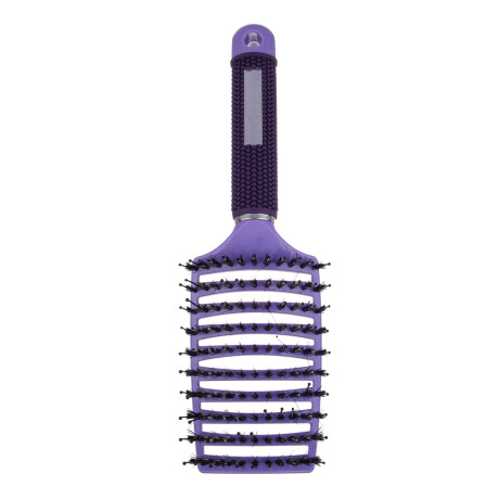 ЮНИLOOK Расческа массажная, ABS+щетина 24x7см, 4 цвета