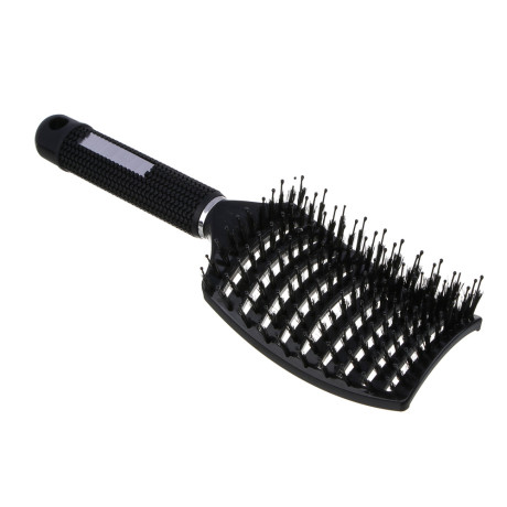 ЮНИLOOK Расческа массажная, ABS+щетина 24x7см, 4 цвета