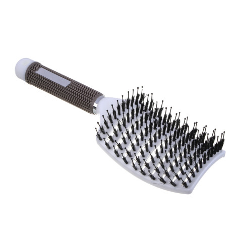 ЮНИLOOK Расческа массажная, ABS+щетина 24x7см, 4 цвета