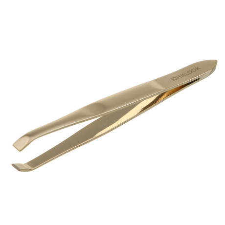 Пинцет прямой тм ЮНИLOOK  ULTRA, сталь, 9 см, цвет золото