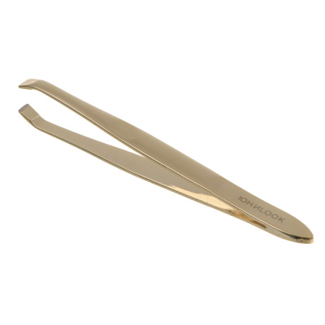 Пинцет прямой тм ЮНИLOOK  ULTRA, сталь, 9 см, цвет золото