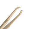 Пинцет прямой тм ЮНИLOOK  ULTRA, сталь, 9 см, цвет золото