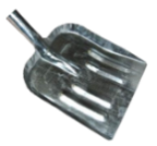 Лопата уборочная "шахтёрка" ЛУ-2 оцинкованная