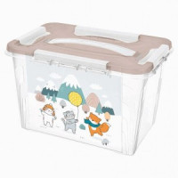 Ящик универсальный 290х190х180мм, 6,65л белый 431325016 Бытпласт