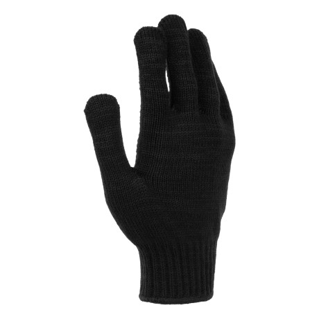 Перчатки трикотажные, акрил, усиленные, ПВХ-гель Протектор, цвет: чёрный, 10 класс Сибртех