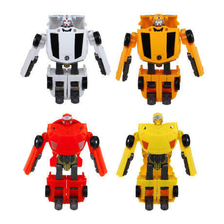 ИГРОЛЕНД Робот трансформирующийся "Герой города", высота 11 см, ABS, 10,5х3,7х19 см, 4 дизайна