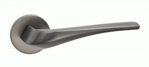 Ручка дверная компл.круг.основ. PUERTO Соффиони SLIM мат. черн. никель INAL 547-06 slim MBN