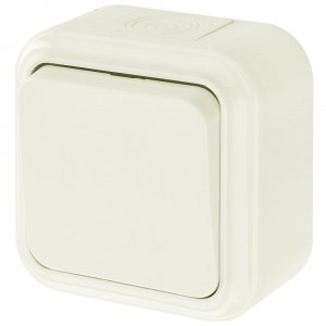 Bylectrica ПРАЛЕСКА АКВА выкл.1 кл. ОУ IP54 беж., (А16-222 беж.)