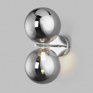 Eurosvet св-к настенный  G4 1x3 Вт 150х220х330 металл хром/дымчатый Selisa 50292 a060590