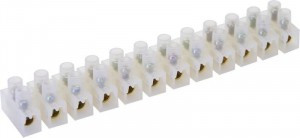 STEKKER зажим винтовой (ЗВИ) 12 пар 6-10мм2 450V 10A "п/а" латунь/сталь LD225-10A 39079