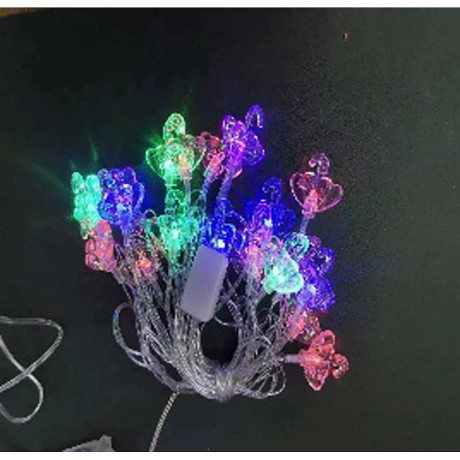 Гирлянда LED NLXD-54 20 л прозрачный провод зонтики х60