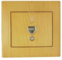 Lezard Мира роз. телеф. СУ 1 мест. ольха (RJ11) (корпус PC) 701-0701-137