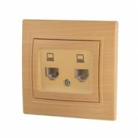 Lezard Мира роз. компьют. СУ 2 мест. ясень (RJ45) (корпус PC) 701-4747-141