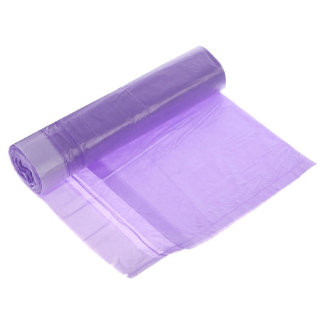 VETTA Мешки для мусора с завязками 50 л., 10 шт., стандарт, цветные, рулон