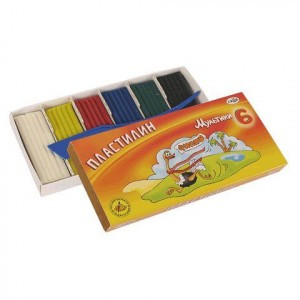 Пластилин ГАММА "Мультики" 6цв., 120 г, со стеком, 280015/281015