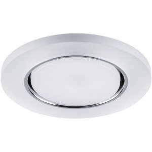 Feron св-к встр. GX53 CD5020 круг подсветка св/д 4K белый мат.хром 120(80)x40 32659