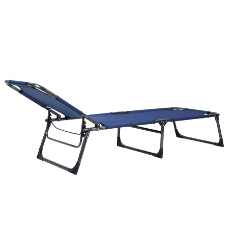 РУССО ТУРИСТО Раскладушка туристическая, до 100кг, 175х55х29см, оксфорд 600D, сталь d22мм