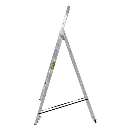 Лестница, 3 х 8 ступеней, алюминиевая, трехсекционная, Сибртех