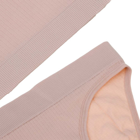 GALANTE Комплект:топ на широких лямках и трусы, р.42-44, 90%полиамид, 10%спандекс, бежевый, НБ25-18