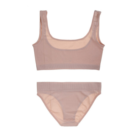 GALANTE Комплект:топ на широких лямках и трусы, р.42-44, 90%полиамид, 10%спандекс, бежевый, НБ25-18