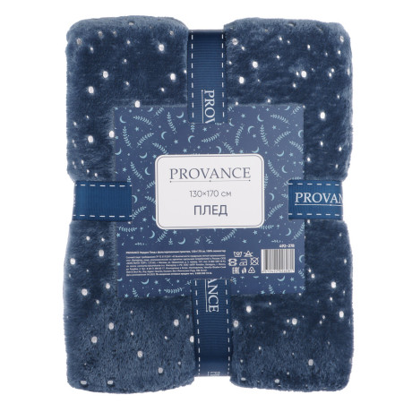 PROVANCE Нордик Плед с фольгированным принтом, 130х170см, 100% полиэстер